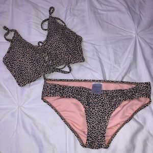 Target cheetah print bikini set
